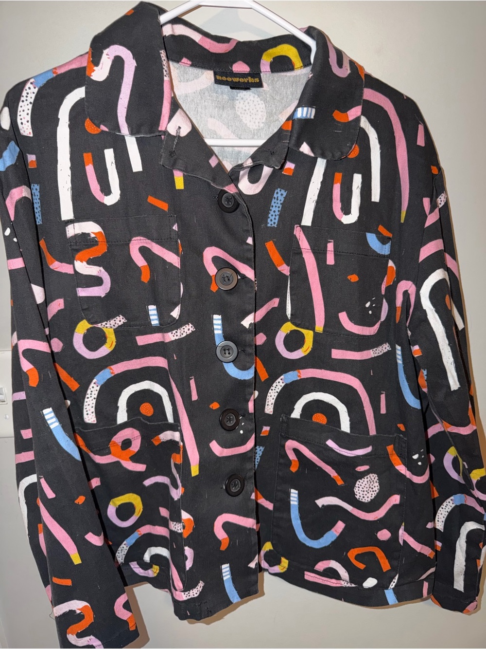 NOOWORKS chore jacket candy print